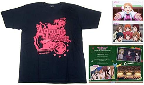 Amazon Co Jp Aqours Wave Tシャツ ネイビー Lサイズ ラブライブ サンシャイン 浦の星女学院購買部 公式メモリアルアイテム 6 ホビー 通販