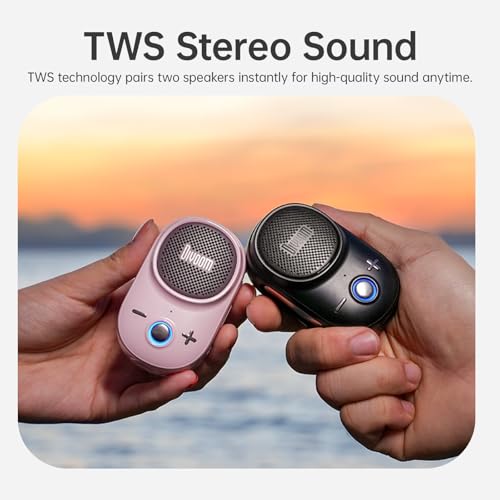 Haut-parleur Bluetooth robuste Divoom avec micro intégré et clip