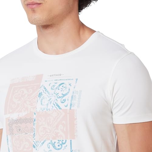 Image of Spykar Men's Slim Fit Round Neck Half Sleeve Solid Casual T-Shirt