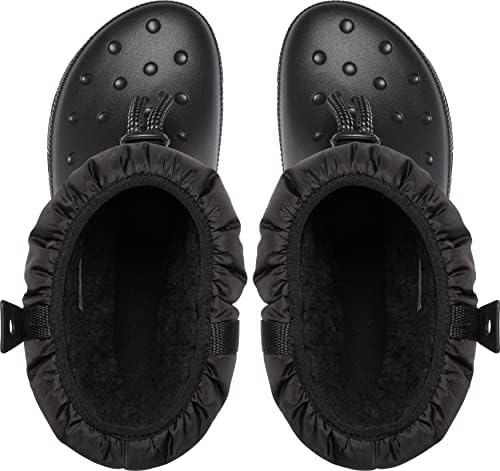 Crocs Women's Classic Neo Puff Luxe Winter Boots Snow, Black, Numeric_6 | Image 4