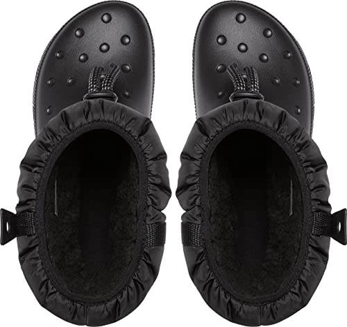 Crocs Women's Classic Neo Puff Luxe Winter Boots Snow, Black, 7 #TOP4