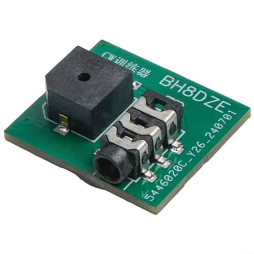 Entrenador CW de mano con oscilador de botón y control automático de teclas para ejercicio efectivo de teclas de mano y dominio del ritmo