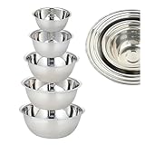 FUZHGYEAL Rührschüssel aus Edelstahl, Kochschüssel, sehr gut geeignet for Kochen, Backen, als...