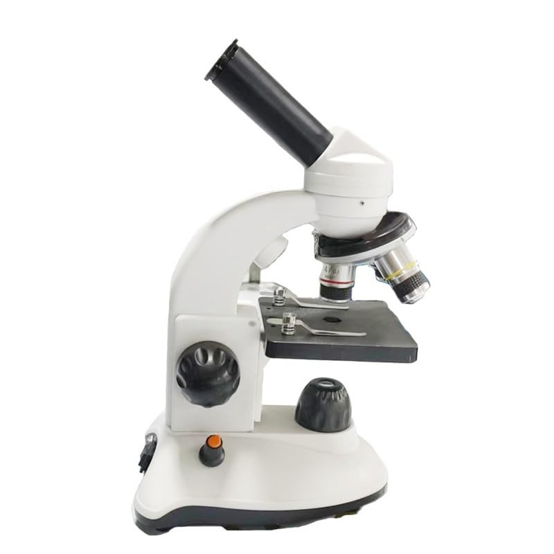 Microscopio biológico de 5000 aumentos con Fuente de luz Experimental de Alta Potencia.