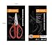 Leather Scissors. Small, Sharp Stainless Steel Durable Blades - Effortless Cutting - Large Comfortable Shears for Crafting, Sewing, Clay Bead Kit, Tailor, Belts, Fabric, Cotton, Cloth, Office, Home