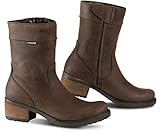Impermeable y transpirable. Falco Mujer Botas Ayda 2 piel marrón impermeable con D3O tobillo protectores
