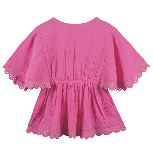 Gerber Baby and Toddler Girls Swim Cover Up, White, 0-3 Months - image 5