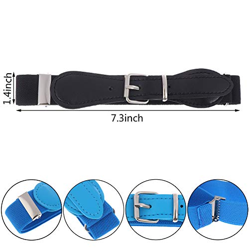 Olgaa 12 Pieces Kids Belt Adjustable Elastic Fashion Belt with Pin Buckle for Girls Kids, 12 Colors2