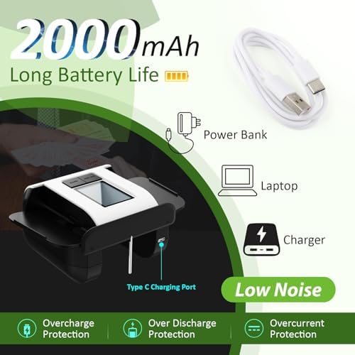 Mescolatore di carte ricaricabile, Mescolatore automatico di carte a 1-2 mazzi, Funzionamento con una sola pressione, Basso rumore, Batteria incorporata da 2000 mAh, Mescolatore di carte elettrico