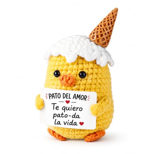 Imagen de Regalo Aniversario Pareja Pato de Amor Tejido a Mano