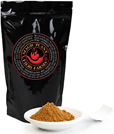 Dragon's Breath Ground Pepper Powder by Magic Plant – Intensely Hot Dragons Breath Fine Ground Chili - 1.2M – 2M+ SHUs – Add to Any Dish or Drink - Non-GMO, Gluten Free, Kosher, Fair Trade (2 Oz)