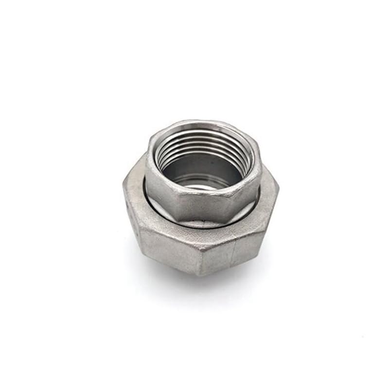 Unión NPT 3/8 acero inox 304 con rosca hembra para tuberías de agua 3