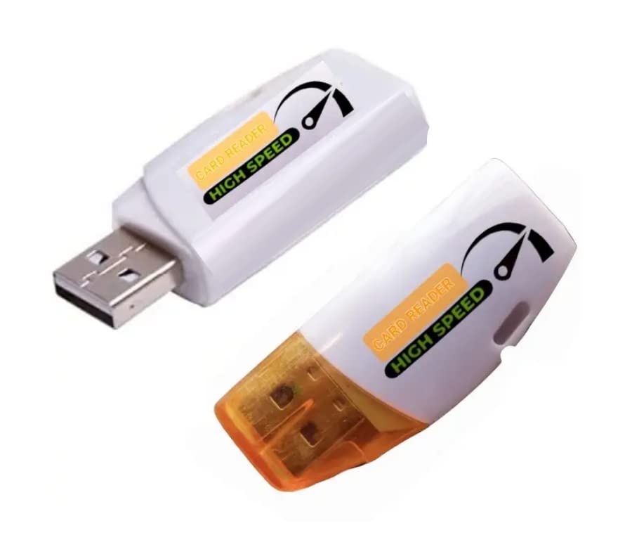 TAUSIF CREATION® New 2X High Speed Card Reader Adapter with USB Version 2.0 (Multicolor / TC7862) Pack of 1-image-6