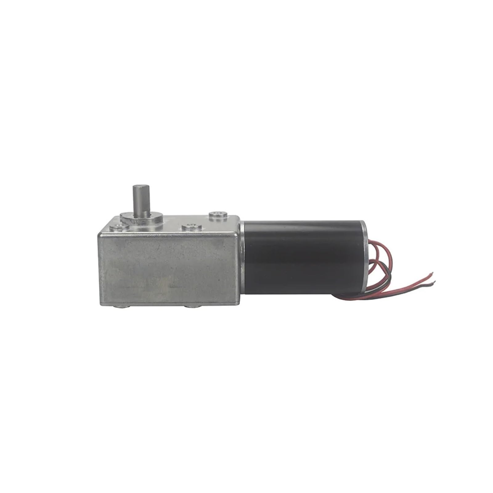 Pmzzhupvr 24V Dc12v Torque Gearmotor Metal Turbo Worm Gearbox Engine Reversed Low Speed 200Kg.cm Self-Lock Worm Dc Gear Motor(11 Rpm,)