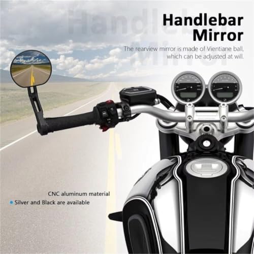 Espejos manillar motocicleta antirreflejos para ampliar el campo visual en R NineT 5