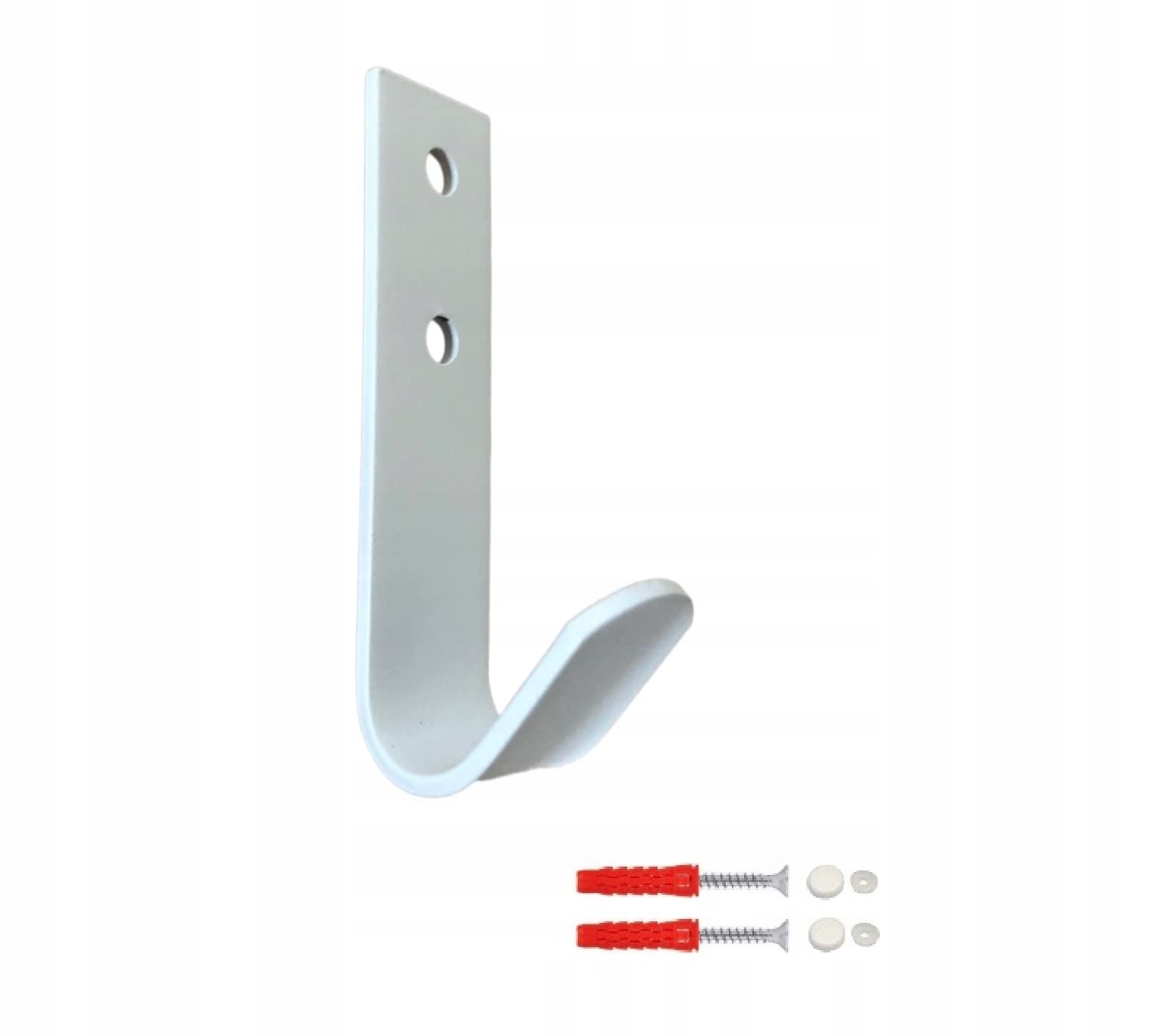 PDGROW® Appendiabiti 4 pezzi, ganci per asciugamani per forare (viti invisibili!), Appendiabiti da parete moderno per giacche, cappotti, vestiti, sciarpe, borse e molto altro (bianco