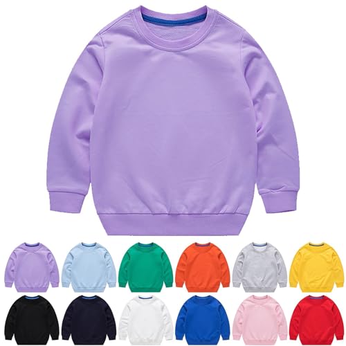 Hoodies for Kids Ages 6to12 Boys Fleece Jacket Size 7 Newborn Toddler Boys Girls Solid Color Long Gray3