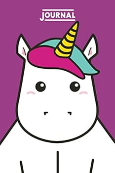 Paperback Journal: Kawaii Unicorn Book