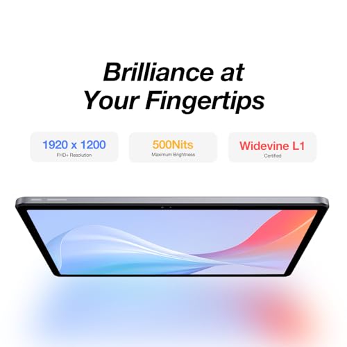 Image of AGM PAD T2 11 inch Android 14 Tablet, 500 Nits 1920 * 1200 FHD+ IPS Display, MTK G91, Widevine L1 & GMS Certified, (4+4) GB + 256GB, Stereo Speakers, 8000 mAh, GPS, OTG, BT5.0, 2.4G /5.0Ghz WiFi