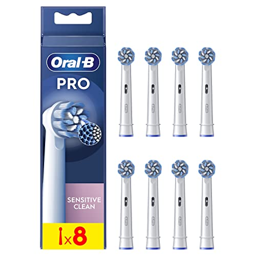 Oral-B Pro Sensitive Clean Brossettes pour Brosse à dents électriques, Pack De 8 Unités