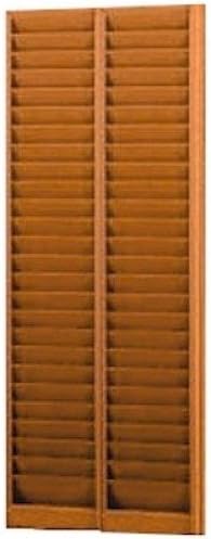 VICS Name Tag Display Rack, Liberty Model 190H-2, 50 Pocket, Orange