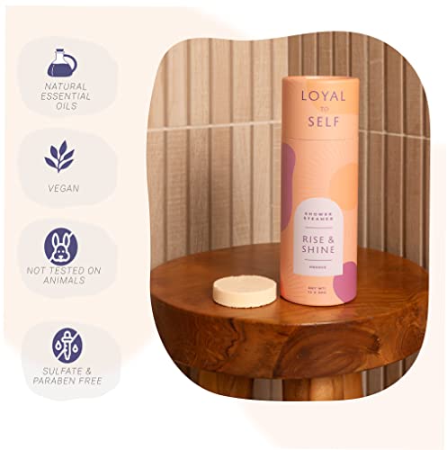 Loyal To Self Shower Steamers 12 Pack - Rise & Shine Orange Energizing Aromatherapy Bath Bombs - Essential Oil Morning Refresh Stress Relief & Mood Boost - Spa Treatment At Home - Great Gift For Women #TOP2