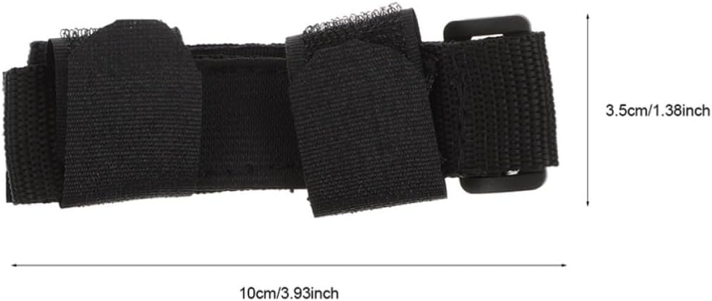 2pcs Adaptive Utensil Holder Cuff Strap, Oxford Cloth, Black