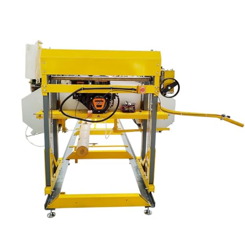 Procesador automático de leña con pista, divisor de troncos versátil para uso agrícola y forestal, ideal para corte pesado