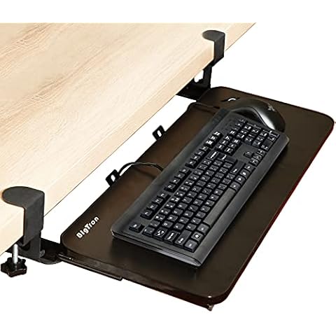 Bandeja para teclado con abrazadera deslizante ergonómica Cover