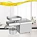 Automatic Oil Press 610W Commercial Home Automatic Oil Extractor Presser Upgraded 304 Stainless Steel High Output Oil Pumping Machine for Nuts Seeds Avocado Coconut Castor Peanut,110V