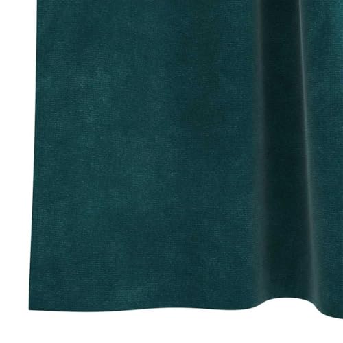 Rideaux occultants velours thermique isolant phonique vert foncé chambre salon