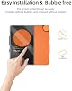 Protector de Pantalla para Reproductor MP3 Hiby W4, 3 Unidades. | WUNIAK Película Suave HD, Anti-Rayaduras Anti-Huellas Protector de Pantalla Sensible al Tacto, Instalación Sin Burbujas 6