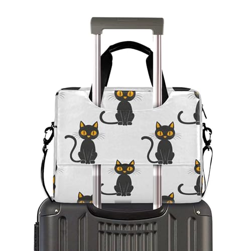 Funda maletín para portátil ALAZA Doodle Cat 13-15.6 pulg miniatura 3