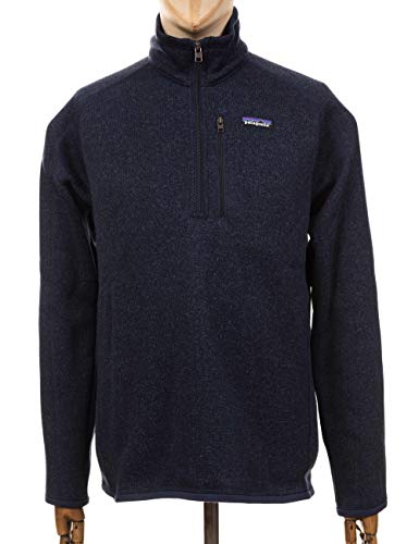 PATAGONIA Men's M's Better Sweater 1/4 Zip Performance Fleece, New Navy, S