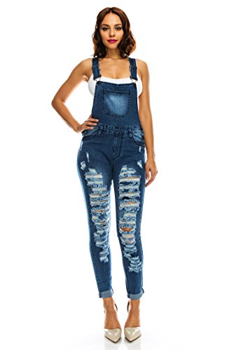 Women’s Distressed Stretch Denim Twill Overalls www.denim.fit 4 Women’s Distressed Stretch Denim Twill Overalls www.denim.fit 4