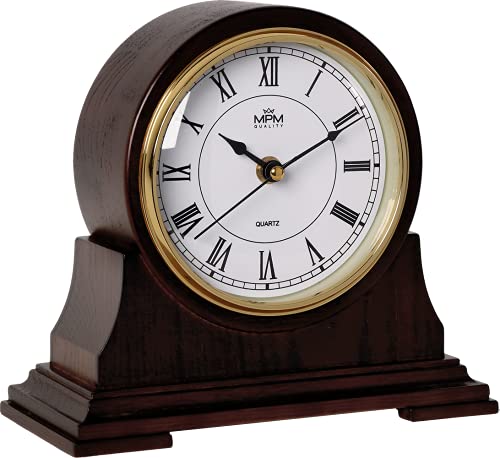 MPM - Reloj de Mesa (Madera), diseño Retro Cover