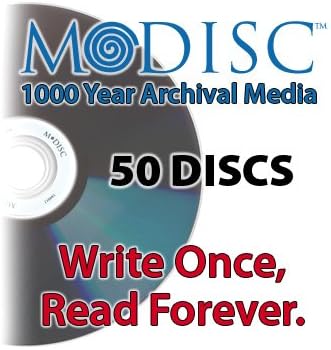 M-Disc DVD+R 4.7GB 4X Media 50 Discs