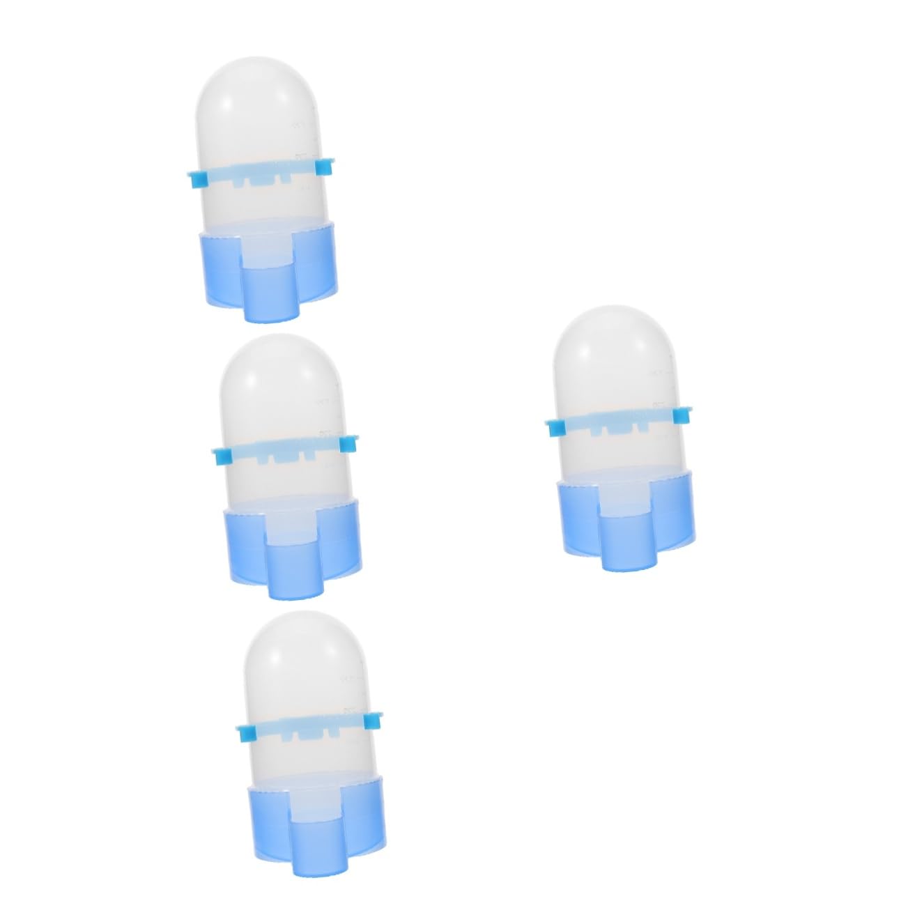 YARNOW 4pezzi Mangiatoia e Abbeveratoio Per Dispenser Per Per Pappagalli e Piccioni Facile Assemblare e Portatile Per Domestici