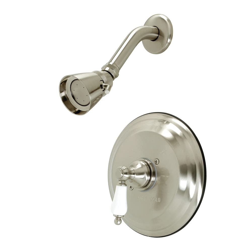 Kingston Brass KB3638PLSO Vintage Tub ve duş musluk, 7 – 1/2 inç, saten nikel Kingston Brass