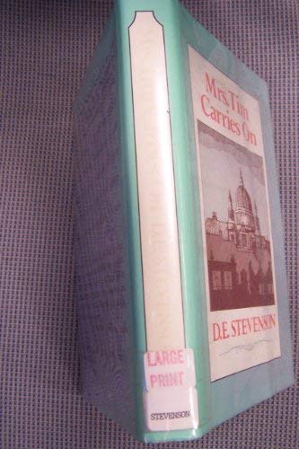 Mrs. Tim Carries on [Large Print] 0816167842 Book Cover