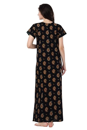 Image of AV2 Women's Polyester Maxi Maternity Feeding Nighty