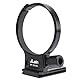 Hersmay 75mm Metall Objektiv Stativschelle für Canon RF 100–400 mm F/5.6–8 ist USM Objektiv, integrierte Arca Swiss Stativ Schnellwechselplatte mit 1/4 & 3/8 Schraube