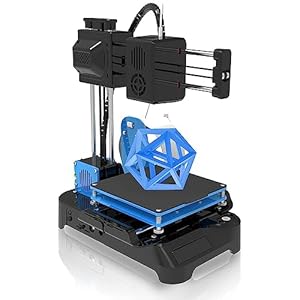 FDM -3D-Drucker für Anfänger und Kinder, Neue Verbesserte Extruder-Technologie, Druckvolumen 10 X 10 X 10 cm, 3D-Druckmaschine für 1,75 Mm PLA TPU (EU-Stecker)