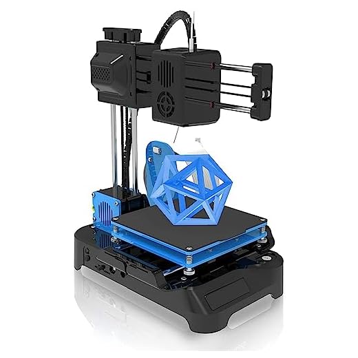 Mini Impresora 3D FDM para Principiantes y Niños, Nueva Tecnología Extrusora Mejorada, Volumen de Impresión 4x4x4 Pulgadas, Máquina de Impresión 3D para PLA TPU de 1,75 Mm (Enchufe de la UE)
