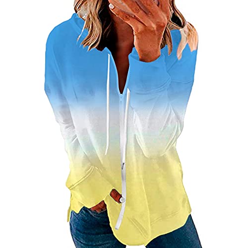 RUOYUN Women's Oversized Sweatshirt Los Angeles California Crewneck Long Sleeve Casual Loose Pullover Tops