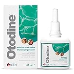 ICF Otodine | Nettoyant Oreille Chien et Chat | Nettoyant Auriculaire Assainissant pour Chien et Chat | Soin pour l'Hygiène et la Santé Auriculaire des Animaux Sujets à l'Otite Externe | 100ml
