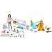 Barbie Famille Coffret Chambre des Jumeaux, poupée Skipper Baby-Sitter & Famille Skipper Baby-Sitter Spécial Bain, Figurine bébé Blond, Baignoire et Accessoires, Jouet pour Enfant, GHV84