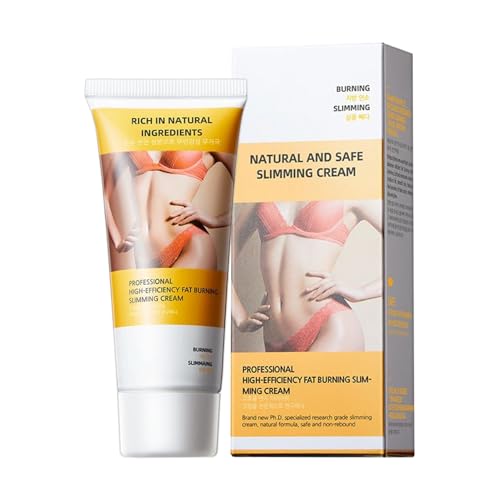 Crema Quemagrasas | Crema Corporal Reafirmante | Cuidado Moldeador y Quemagrasas de 60 ml para Mujeres y Hombres que Mejora Curvas Corporales en Cintura Vientre Brazos Piernas Glúteos