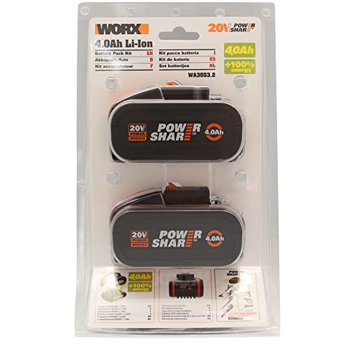 Miniatura 5 de Worx Wa3553.2-2 Bat 20v Worx Powershare 2x4ah