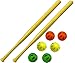 Wiffle 32" Bat & Green, Orange & Yellow Baseballs "Matty's Toy Stop" Exclusive Gift Set Bundle - 8 Pack